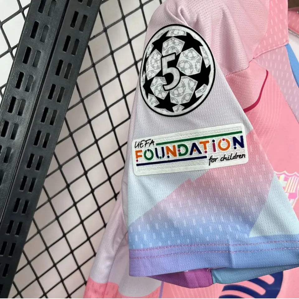 Maillot FC Barcelone UCL Konzept édition Spéciale 2025-2026 - Rose FootXStore