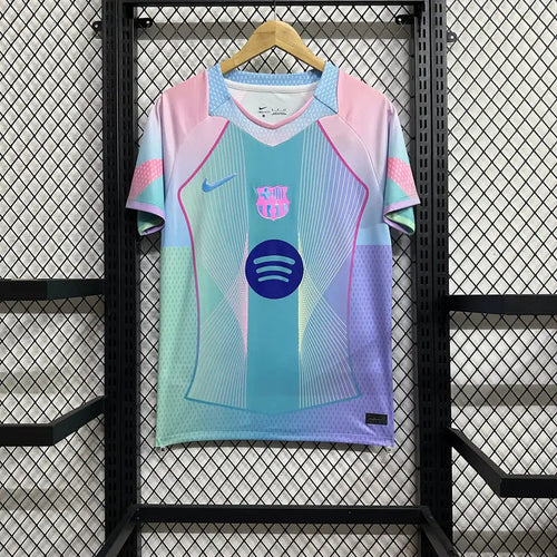 2025/2026 Barcelona Special Edition Chemise de football dégradée rose bleu FootXStore