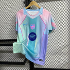 2025/2026 Barcelona Special Edition Chemise de football dégradée rose bleu FootXStore