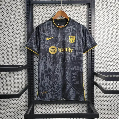 Barcelone FC maillot Black Gold Édition Spéciale 2023/24 FootXStore