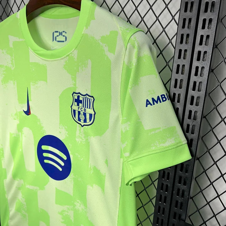 Maillot FC Barcelone Third 2024-2025 - Vert FootXStore