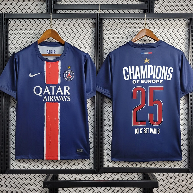 Maillot Paris Saint-Germain Champions d’Europe – Édition Spéciale 2025 FootXStore