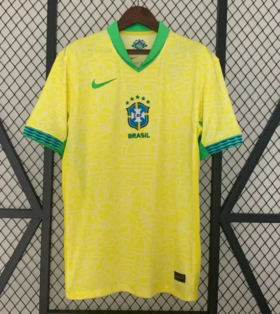 💛 Maillot concept Brésil :Édition Classique Jaune & Vert FootXStore