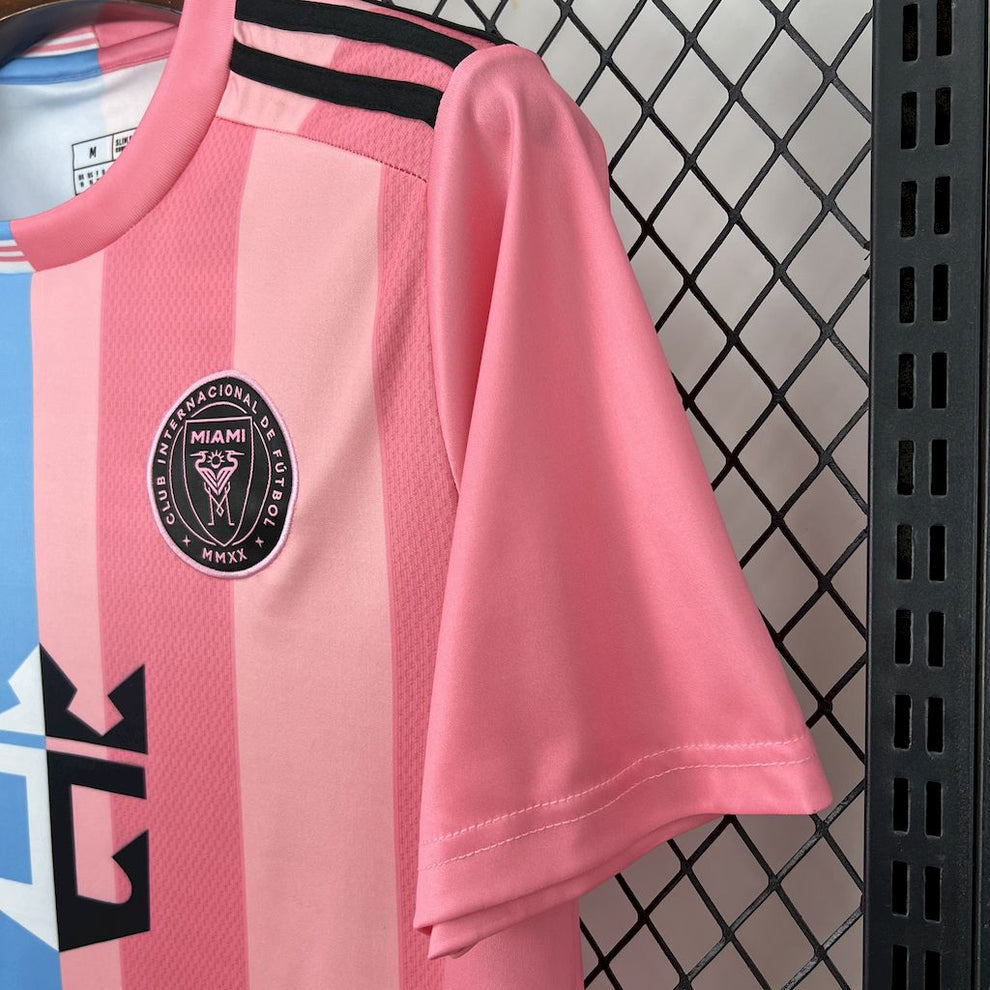 Maillot Inter Miami édition spéciale bicolore bleu/rose FootXStore